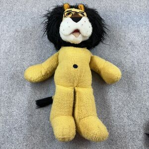 Vintage 1971 LION 27” Plush Hubert Harris Trust Bank Animal Fair